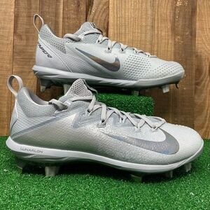 Nike 852686-001 Lunar Vapor Ultrafly Elite Baseball Cleats Wolf Mens SZ 9.5